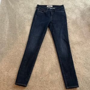 Gap stretch skinny Jean, dark wash, size 25R